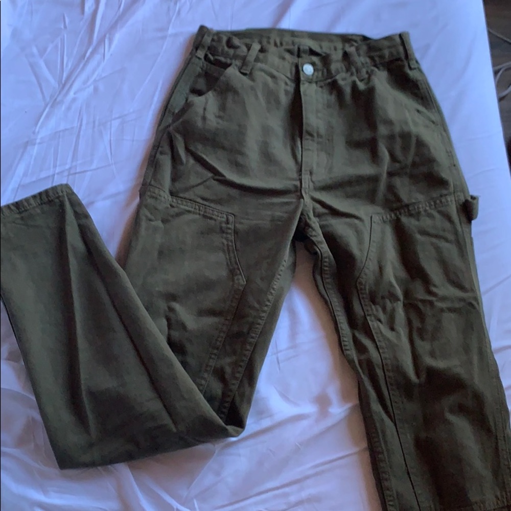 Brandy Melville green cargo pants